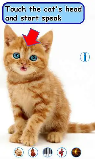 Play Talking, Dancing Cat. as an online game Talking, Dancing Cat. with UptoPlay