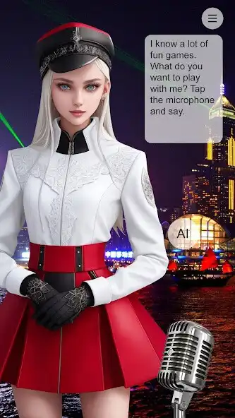 Play Talking Girl : AI Voice Chat as an online game Talking Girl : AI Voice Chat with UptoPlay