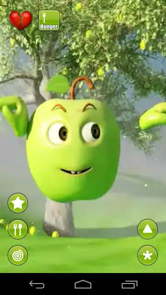 Play Talking Green Apple as an online game Talking Green Apple with UptoPlay