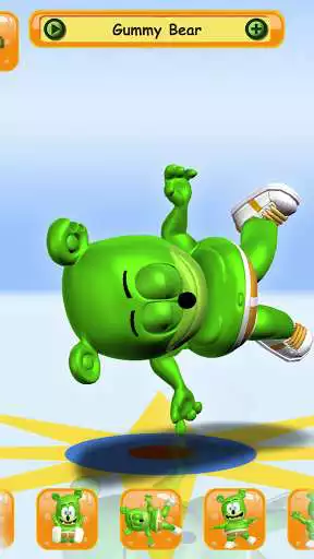 Play Talking Gummy bear kids Games as an online game Talking Gummy bear kids Games with UptoPlay