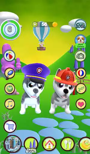 Play Talking Husky Dog  and enjoy Talking Husky Dog with UptoPlay