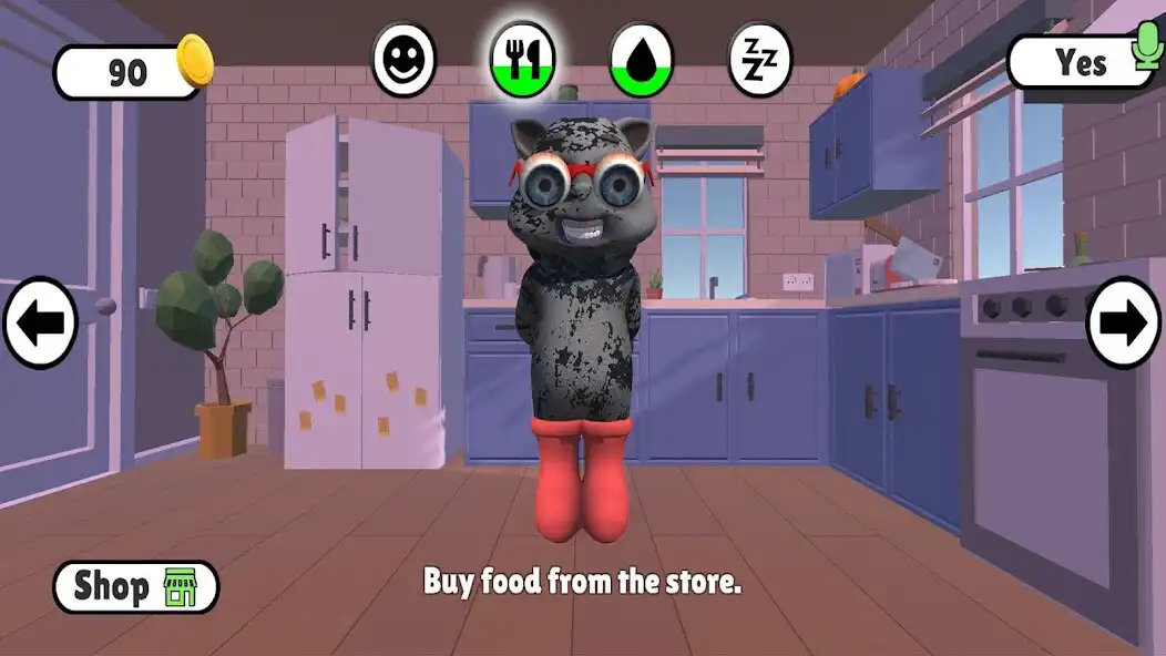 Play Talking Joe - Demon Cat as an online game Talking Joe - Demon Cat with UptoPlay