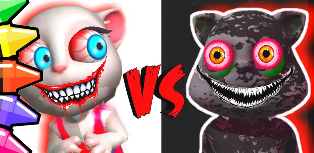 Play Talking Maria Coloring Scary as an online game Talking Maria Coloring Scary with UptoPlay