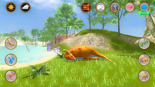 Play Talking Parasaurolophus as an online game Talking Parasaurolophus with UptoPlay