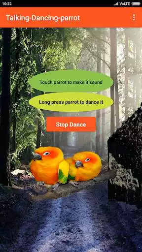 Play Talking Parrot dancing fun as an online game Talking Parrot dancing fun with UptoPlay
