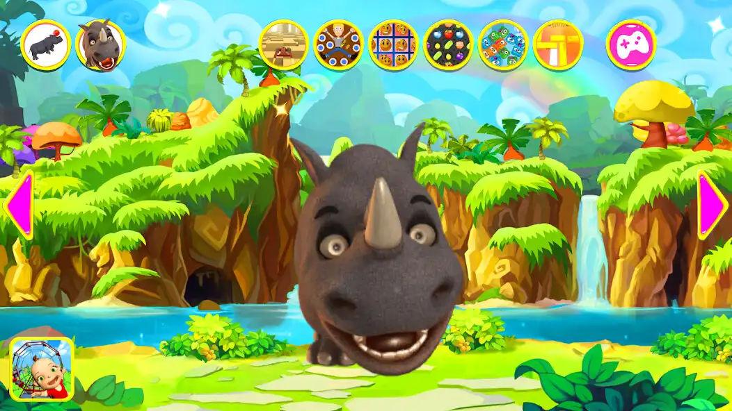 Play Talking Rhino Hero And Junior