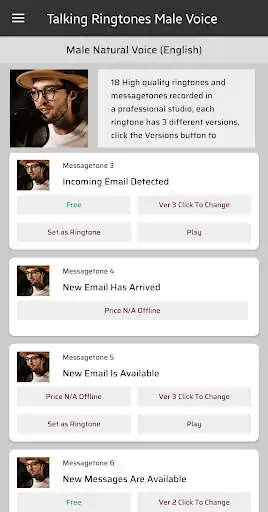 Play Talking Ringtones Male Voice  and enjoy Talking Ringtones Male Voice with UptoPlay