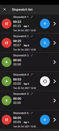 Play Talking stopwatch multi timer as an online game Talking stopwatch multi timer with UptoPlay