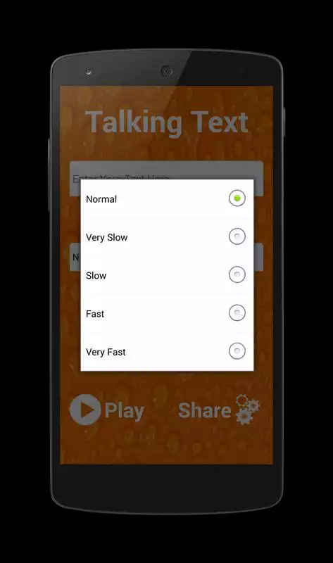 Play Talking Text