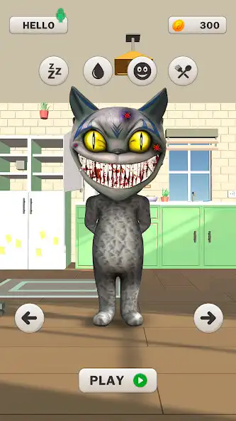 Play Talking Tim: Scary Evil Cat  and enjoy Talking Tim: Scary Evil Cat with UptoPlay