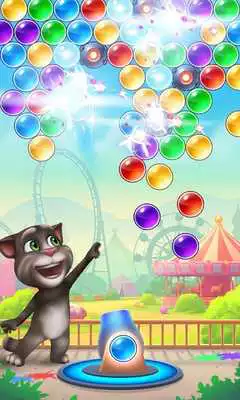 Play Talking Tom Bubble Shooter