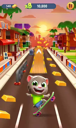 Játssz Talking Tom Gold Run-ot, és élvezd a Talking Tom Gold Run-ot az UptoPlay-el