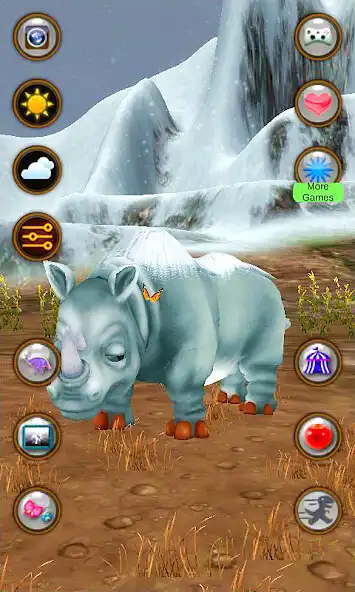 Play Talking Woolly Rhinoceros  and enjoy Talking Woolly Rhinoceros with UptoPlay