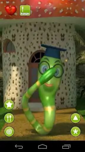Play Talking Worm as an online game Talking Worm with UptoPlay