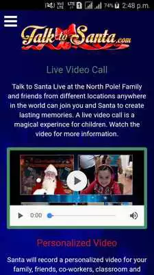 Play Talk to Santa