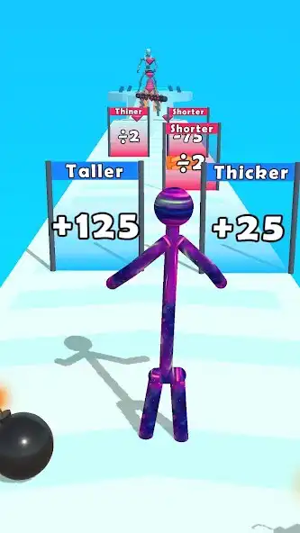 Play Tall Man Runner 3D as an online game Tall Man Runner 3D with UptoPlay
