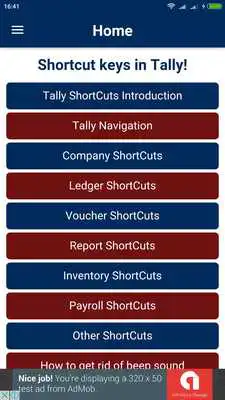 Play Tally Shortcut Keys
