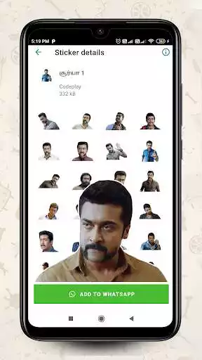 Play Tamil Actor stickers whatsapp as an online game Tamil Actor stickers whatsapp with UptoPlay
