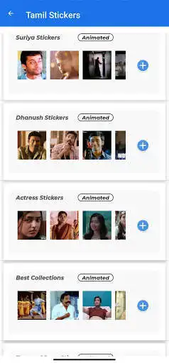 Play Tamil Animated Stickers 2021 as an online game Tamil Animated Stickers 2021 with UptoPlay