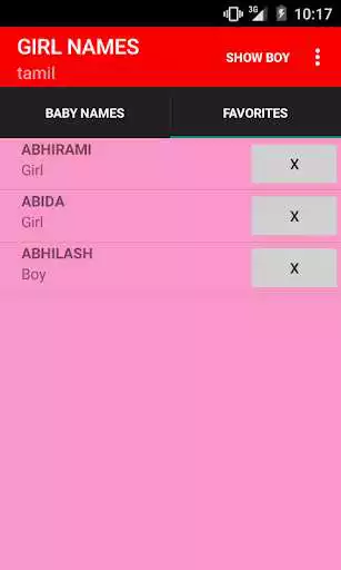 Play Tamil Baby Names as an online game Tamil Baby Names with UptoPlay