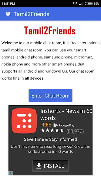 Play Tamil Chat Room(tamil2friends) - Tamil Video Chat  and enjoy Tamil Chat Room(tamil2friends) - Tamil Video Chat with UptoPlay