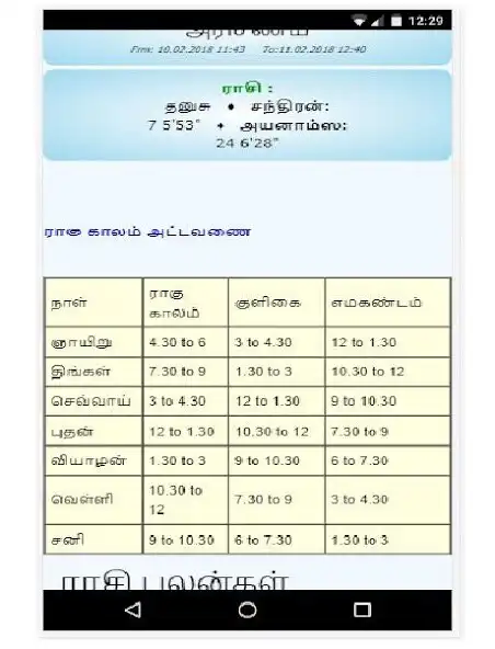 Play Tamil Daily Panchangam Calenda as an online game Tamil Daily Panchangam Calenda with UptoPlay