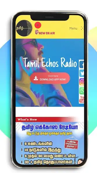 Play tamilechosradio  and enjoy tamilechosradio with UptoPlay