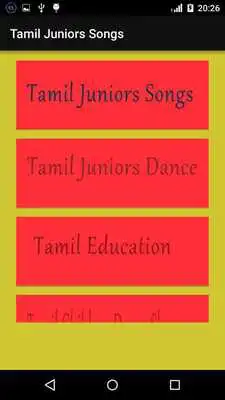 Play Tamil juniors Songs