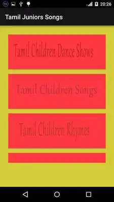 Play Tamil juniors Songs