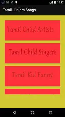 Play Tamil juniors Songs