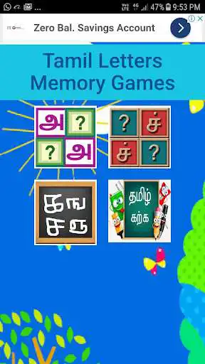 Play APK Tamil Letters Memory Game  and enjoy Tamil Letters Memory Game with UptoPlay com.akkaapps.tamilmemory