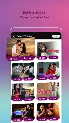 Play Tamil Lyrical Video Status Maker with My Photo as an online game Tamil Lyrical Video Status Maker with My Photo with UptoPlay
