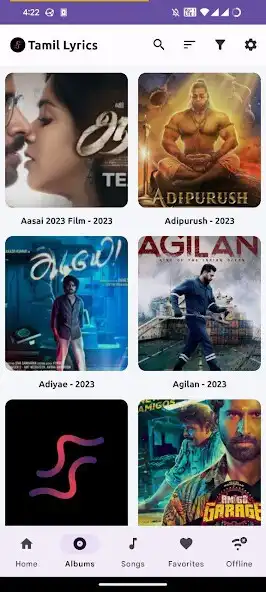 Play Tamil Lyrics App as an online game Tamil Lyrics App with UptoPlay