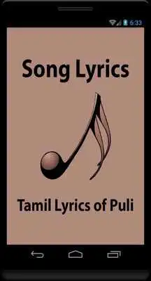 Play Tamil Lyrics of Puli