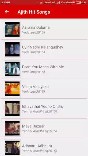 Play Tamil Songs Video