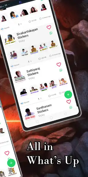 Play Tamil Stickers App as an online game Tamil Stickers App with UptoPlay