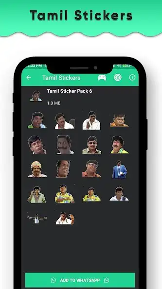 Play Tamil Stickers for whatsapp  and enjoy Tamil Stickers for whatsapp with UptoPlay
