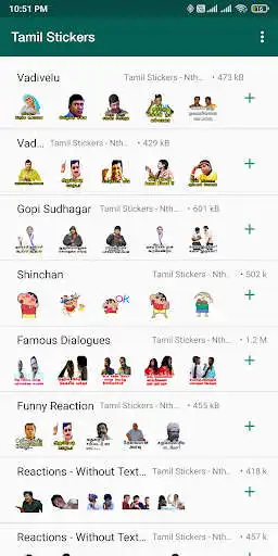 Play Tamil Stickers: Stickers for WhatsApp WAStickerApp  and enjoy Tamil Stickers: Stickers for WhatsApp WAStickerApp with UptoPlay