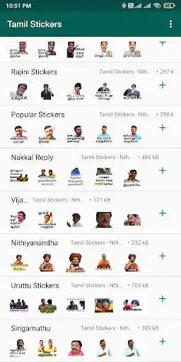 Play Tamil Stickers: Stickers for WhatsApp WAStickerApp as an online game Tamil Stickers: Stickers for WhatsApp WAStickerApp with UptoPlay