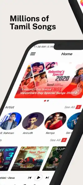 Play Tamil Tunes - Tamil Songs  and enjoy Tamil Tunes - Tamil Songs with UptoPlay