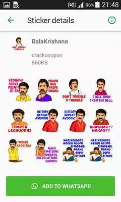 Play Tamil WAStickers for Whatsapp - Stickerpacks