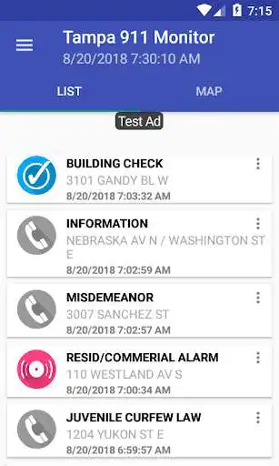 Play Tampa 911 Incidents Monitor  and enjoy Tampa 911 Incidents Monitor with UptoPlay