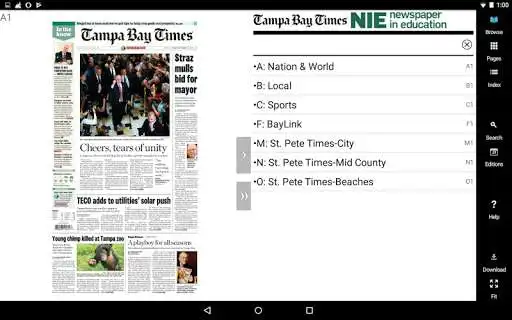 Play Tampa Bay Times NIE as an online game Tampa Bay Times NIE with UptoPlay