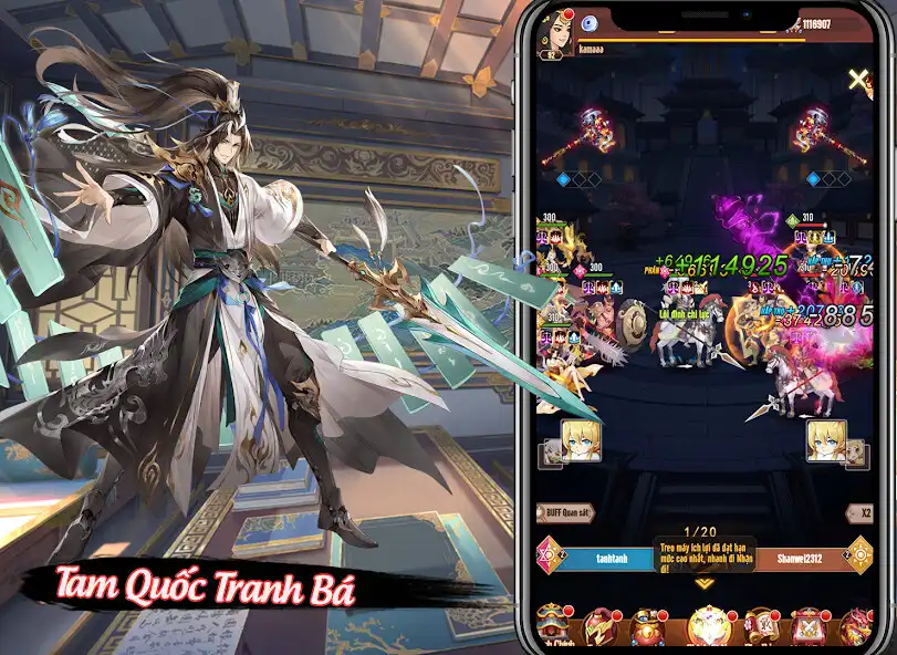 Play Tam Quốc Thần Ma - K3Q  and enjoy Tam Quốc Thần Ma - K3Q with UptoPlay