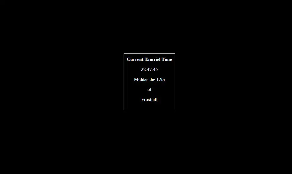 Play Tamriel Time as an online game Tamriel Time with UptoPlay