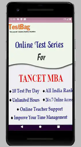 Play Tancet MBA Online Test App  and enjoy Tancet MBA Online Test App with UptoPlay