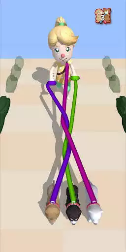 Play Tangle Dog 3D  - puzzle game as an online game Tangle Dog 3D  - puzzle game with UptoPlay