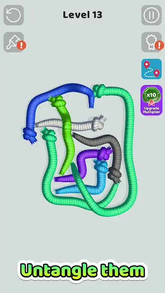 Play Tangled Snakes  and enjoy Tangled Snakes with UptoPlay
