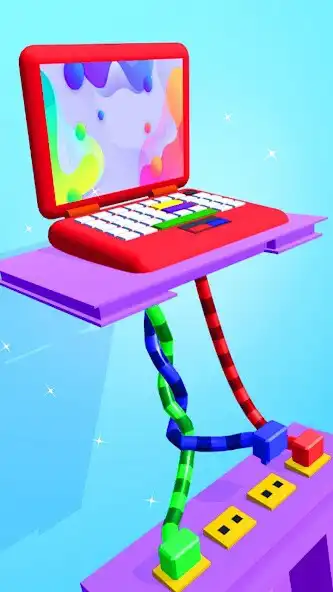 Play Tangle - Untangle rope master as an online game Tangle - Untangle rope master with UptoPlay