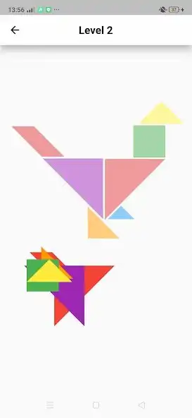 Play Tangram brains puzzle as an online game Tangram brains puzzle with UptoPlay